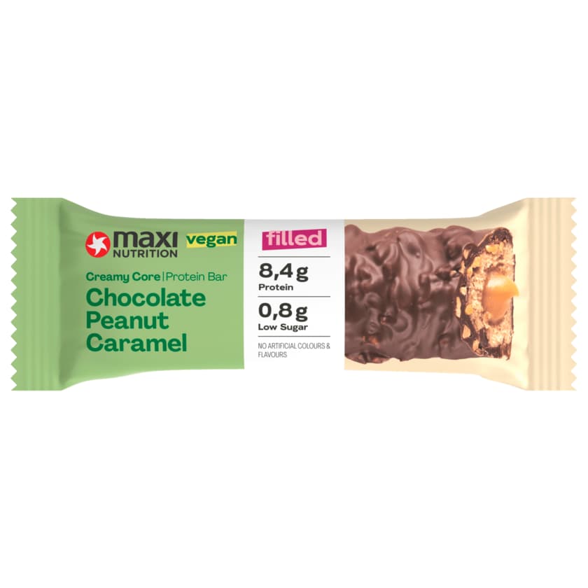 Maxi Nutrition Protein Bar Chocolate Peanut Caramel vegan 45g